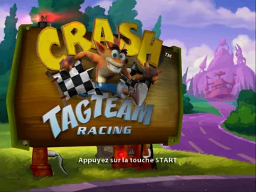 Crash Tag Team Racing screen shot title